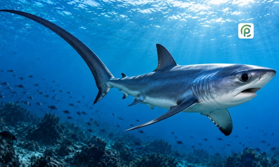 Thresher Shark Face